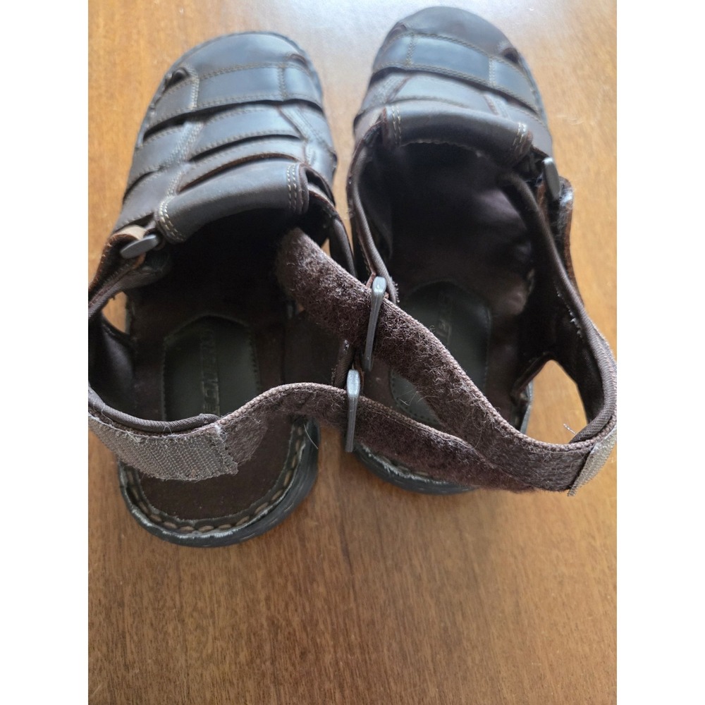 Vtg Skechers Sandals Mens 11 Closed Toe Brown 60848 Cool Summer 90s Y2k Comfort - Picture 6 of 11